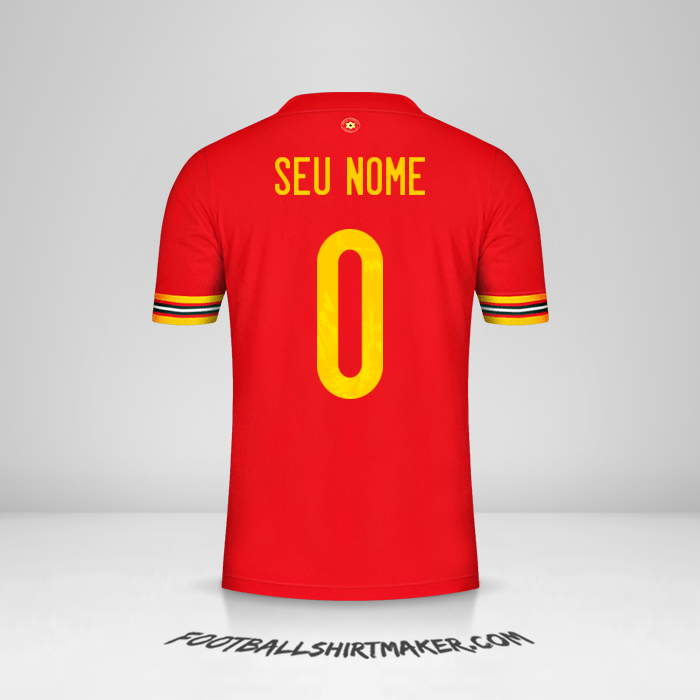 Camisa País de Gales 2020/2021 -  seu nome - 0