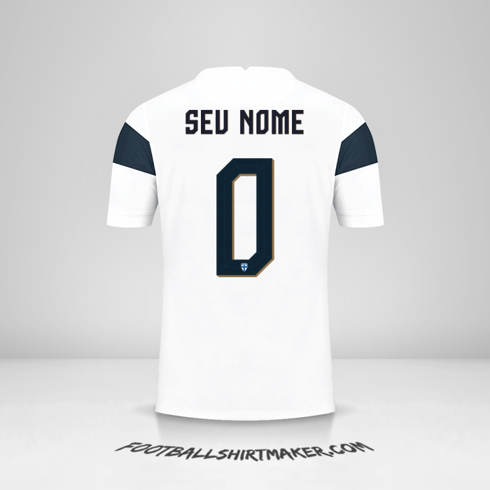 Camisa Finlândia 2020/2021 -  seu nome - 0