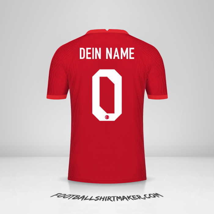 Trikot Türkei 2020/2021 II -  dein name - 0