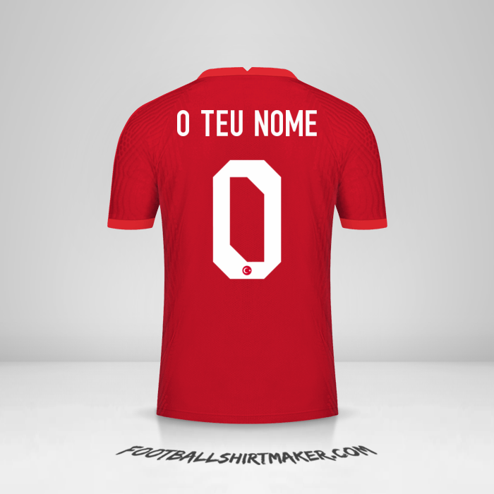 Camisola Turquia 2020/2021 II -  o teu nome - 0