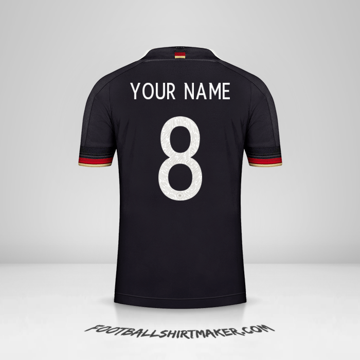 Germany 2021 II jersey number 8 your name