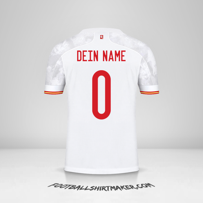 Trikot Spanien 2021 II -  dein name - 0