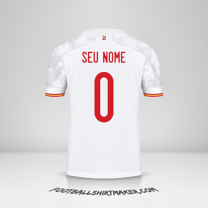 Camisa Espanha 2021 II -  seu nome - 0