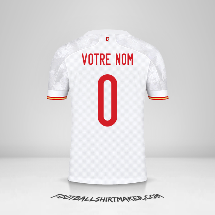 Maillot Espagne 2021 II -  votre nom - 0