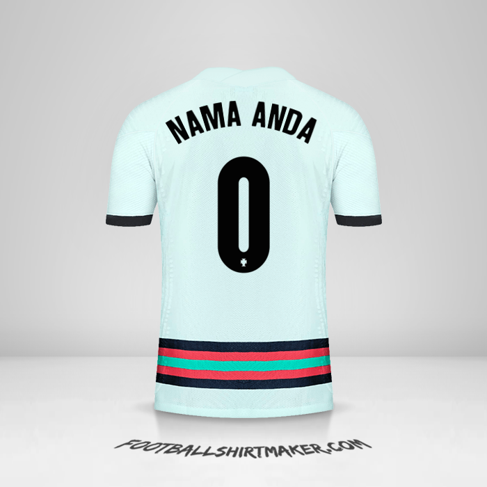 Jersey Portugal 2020/2021 II -  nama anda - 0