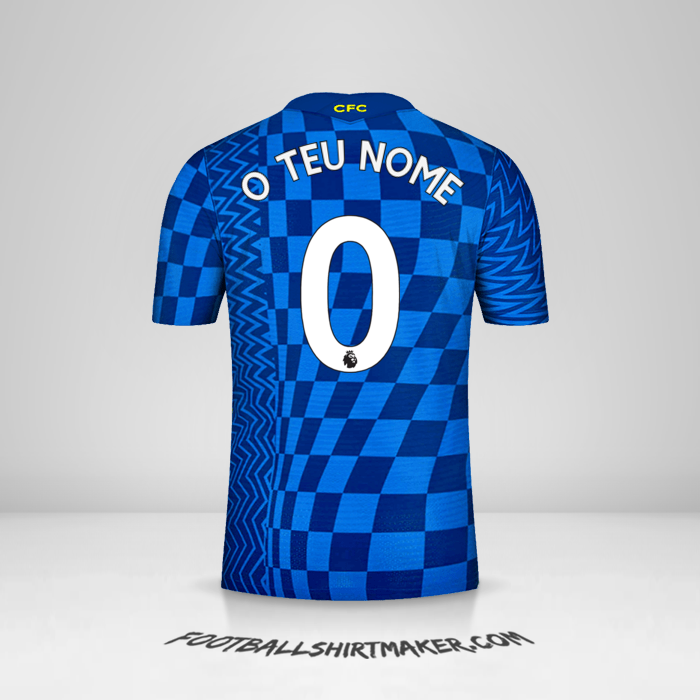 Camisola Chelsea 2021/2022 -  o teu nome - 0