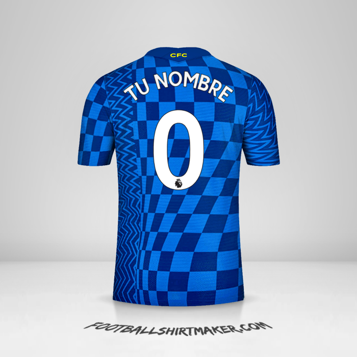 Camiseta Chelsea 2021/2022 -  tu nombre - 0