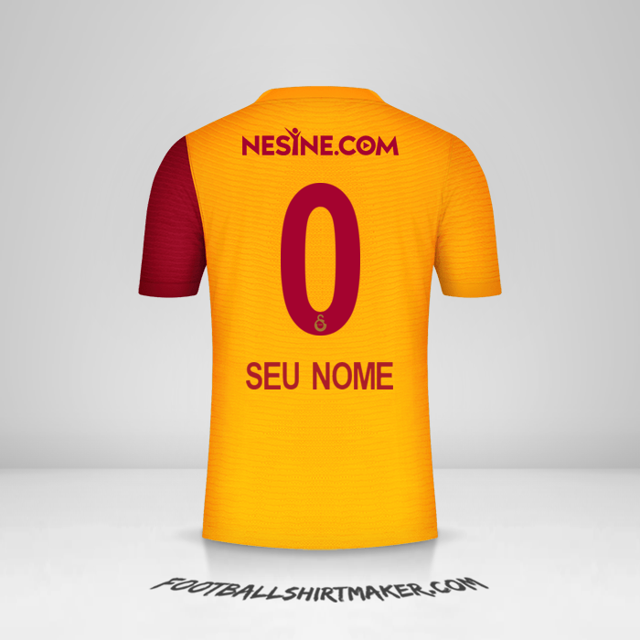 Camisa Galatasaray SK 2021/2022 -  seu nome - 0