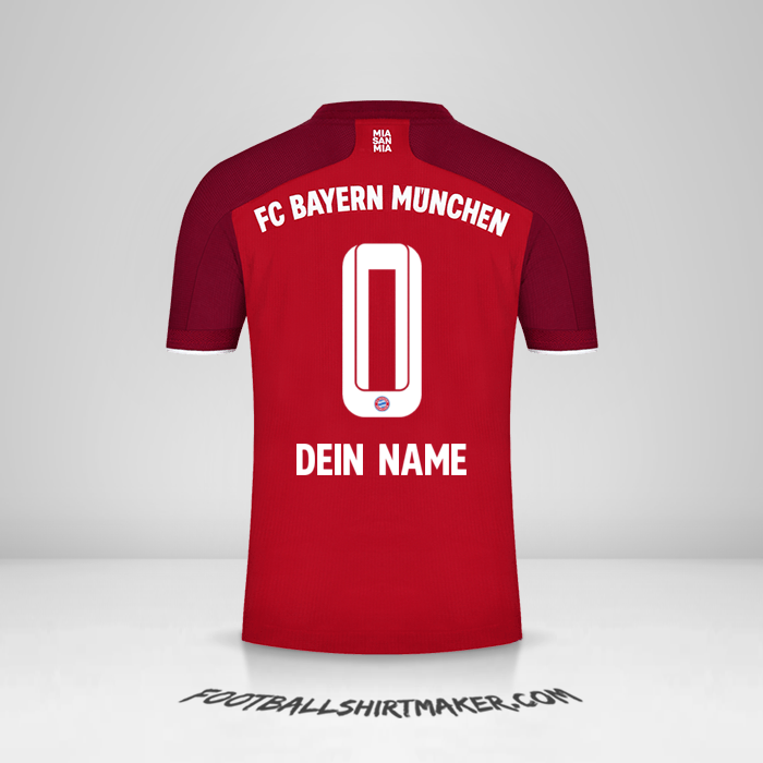 Trikot FC Bayern Munchen 2021/2022 -  dein name - 0