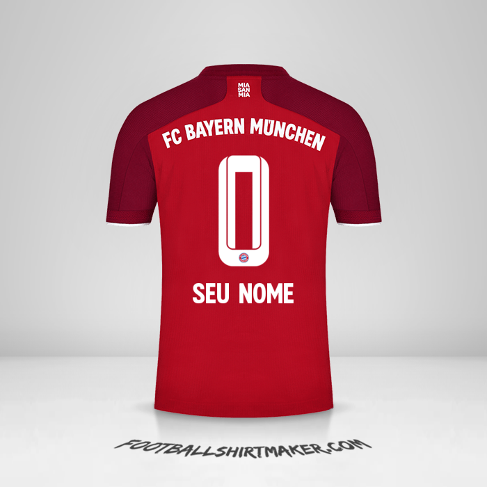 Camisa FC Bayern Munchen 2021/2022 -  seu nome - 0