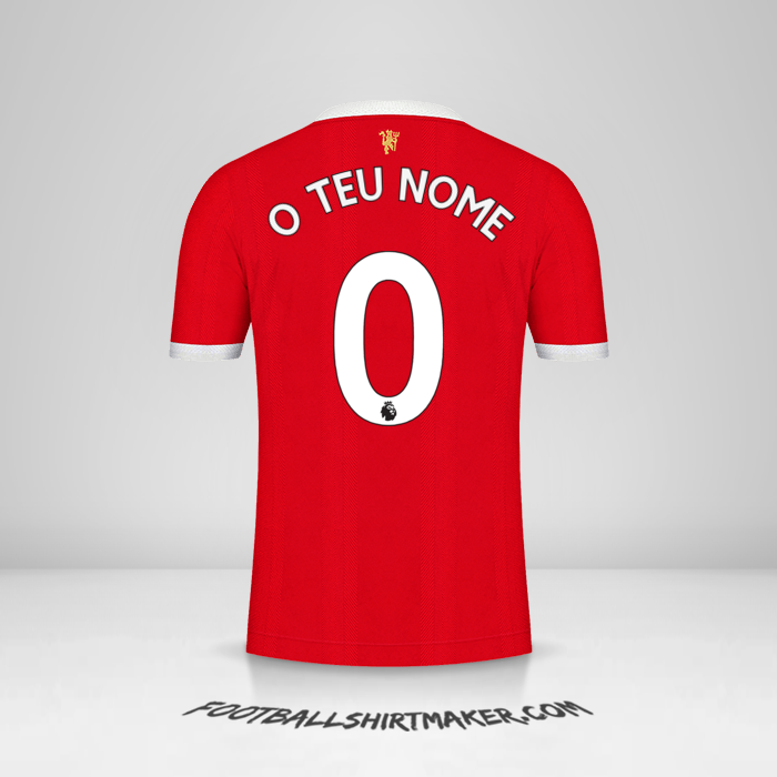 Camisola Manchester United 2021/2022 -  o teu nome - 0