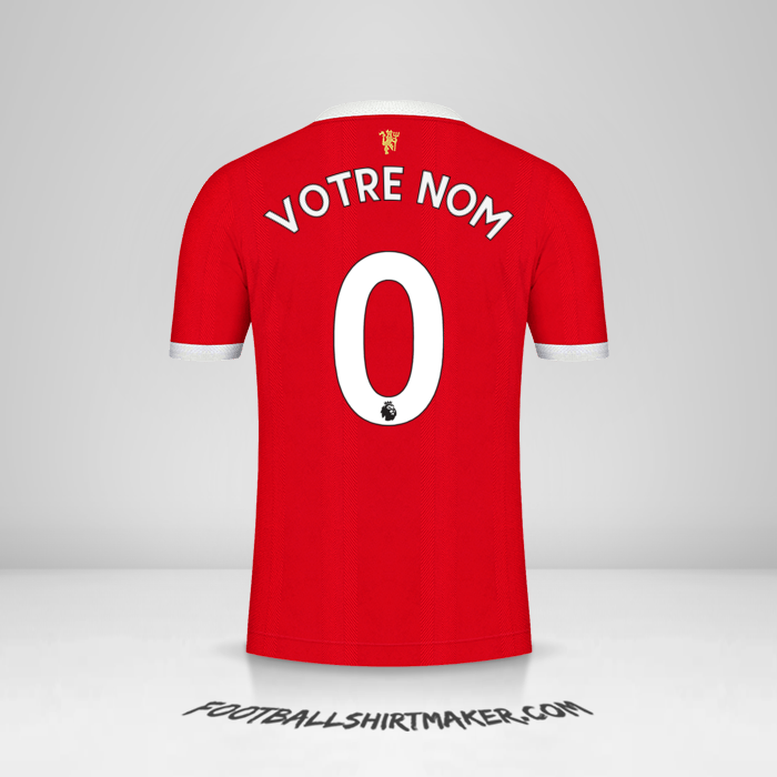 Maillot Manchester United 2021/2022 -  votre nom - 0