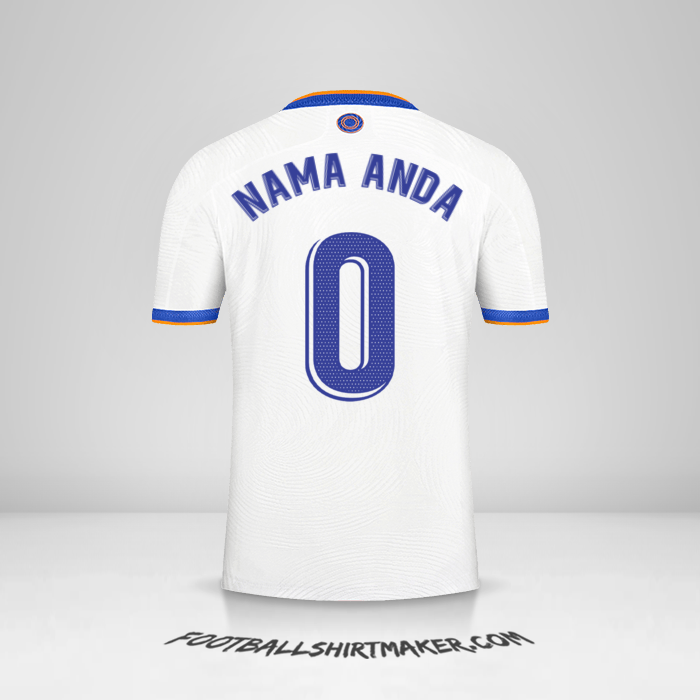 Jersey Real Madrid CF 2021/2022 -  nama anda - 0