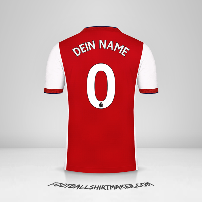 Trikot Arsenal 2021/2022 -  dein name - 0