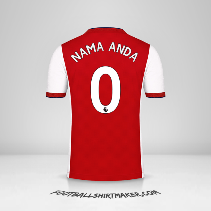 Jersey Arsenal 2021/2022 -  nama anda - 0