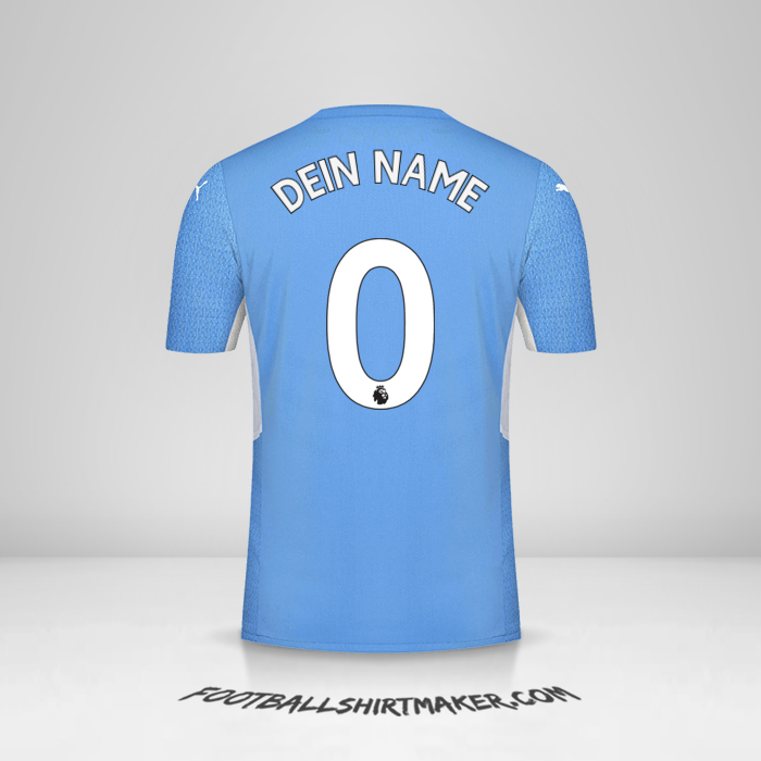 Trikot Manchester City 2021/2022 -  dein name - 0