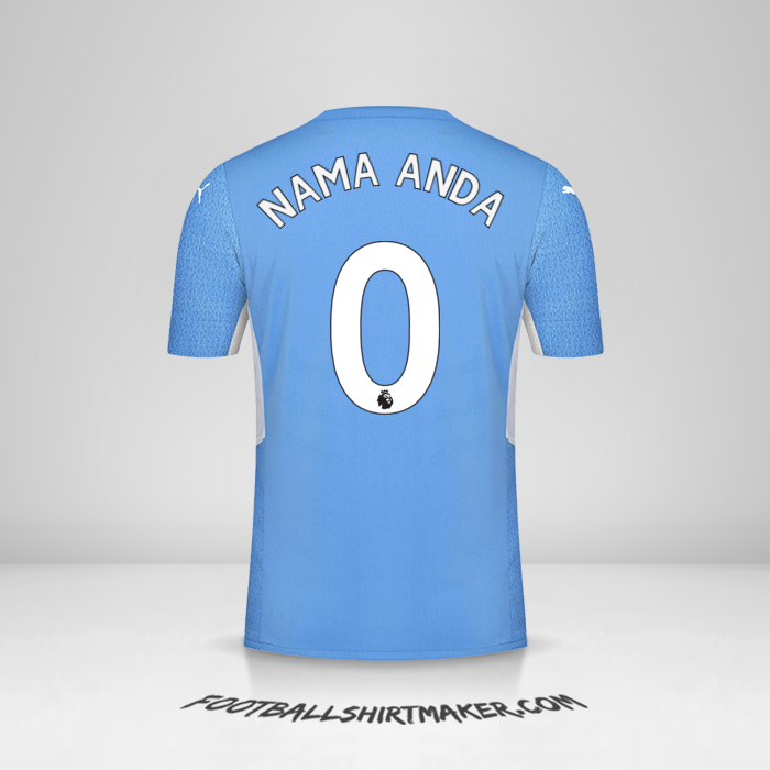 Jersey Manchester City 2021/2022 -  nama anda - 0