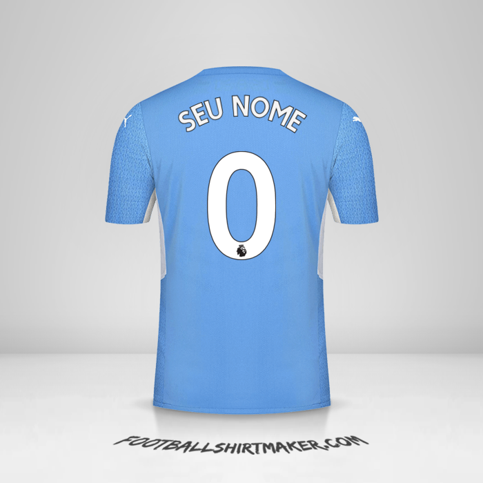 Camisa Manchester City 2021/2022 -  seu nome - 0