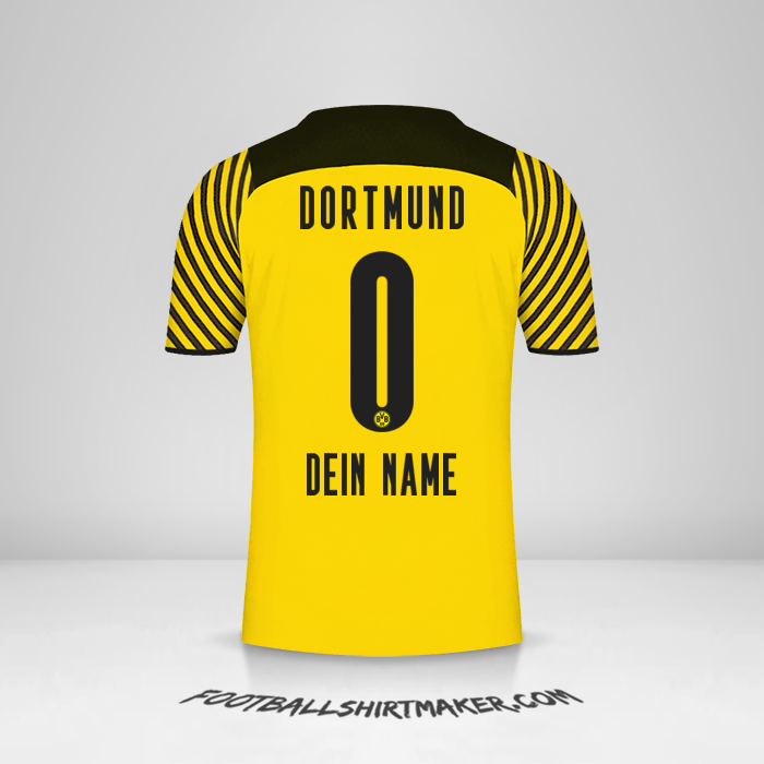 Trikot Borussia Dortmund 2021/2022 -  dein name - 0