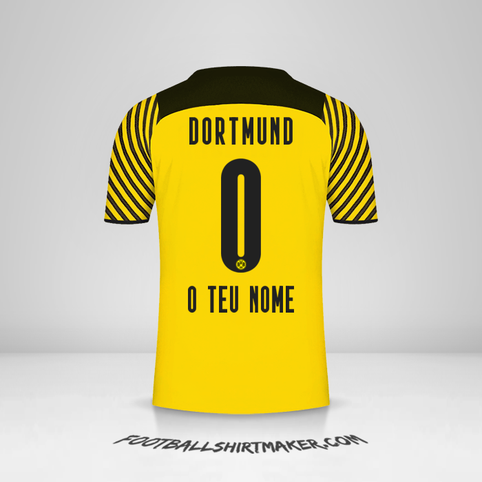 Camisola Borussia Dortmund 2021/2022 -  o teu nome - 0