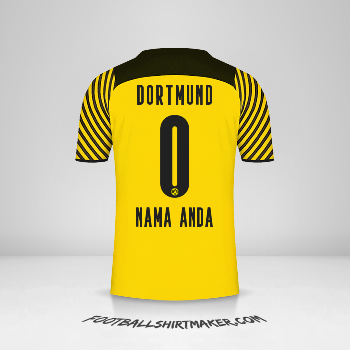 Jersey Borussia Dortmund 2021/2022 -  nama anda - 0