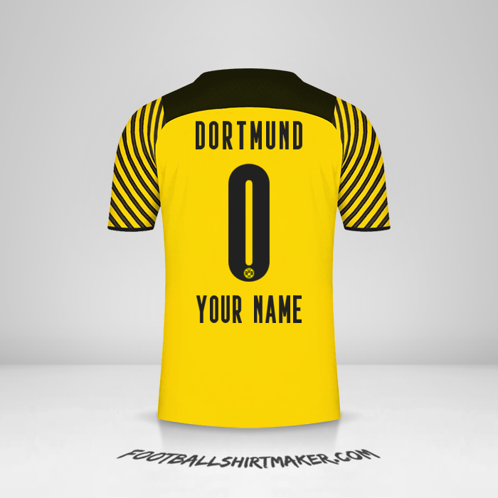 Borussia Dortmund 2021/2022 jersey number 0 your name