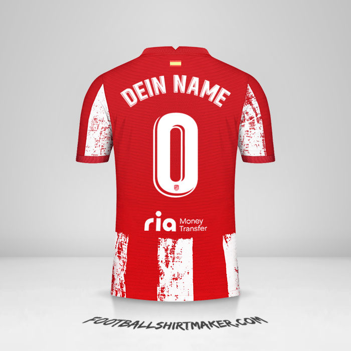 Trikot Atletico Madrid 2021/2022 -  dein name - 0