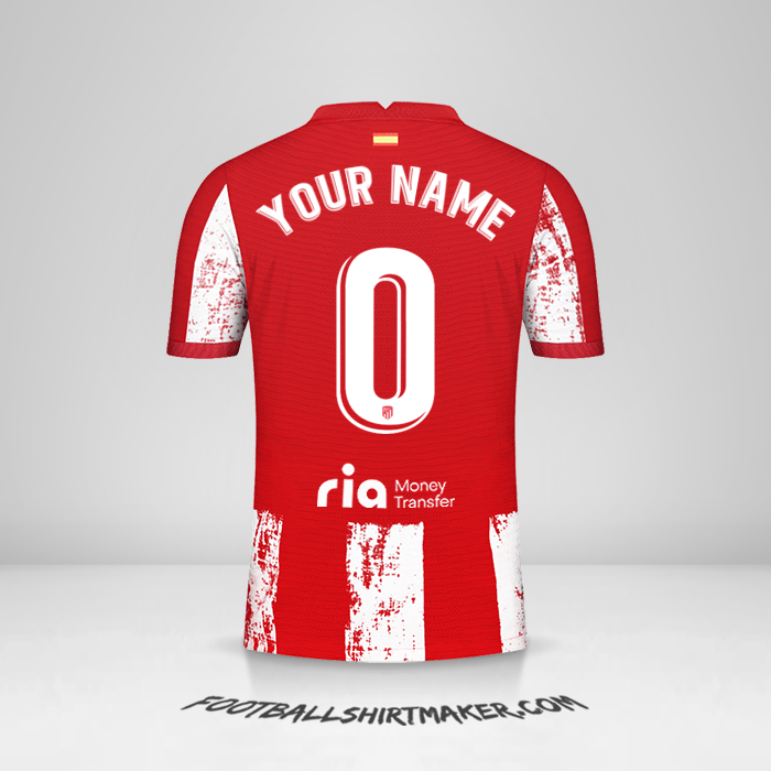 Jersey Atletico Madrid 2021/2022 -  your name - 0