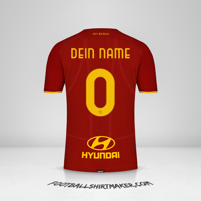 Trikot AS Roma 2021/2022 -  dein name - 0