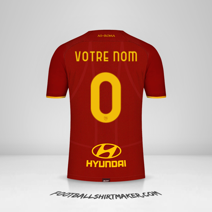 Maillot AS Roma 2021/2022 -  votre nom - 0