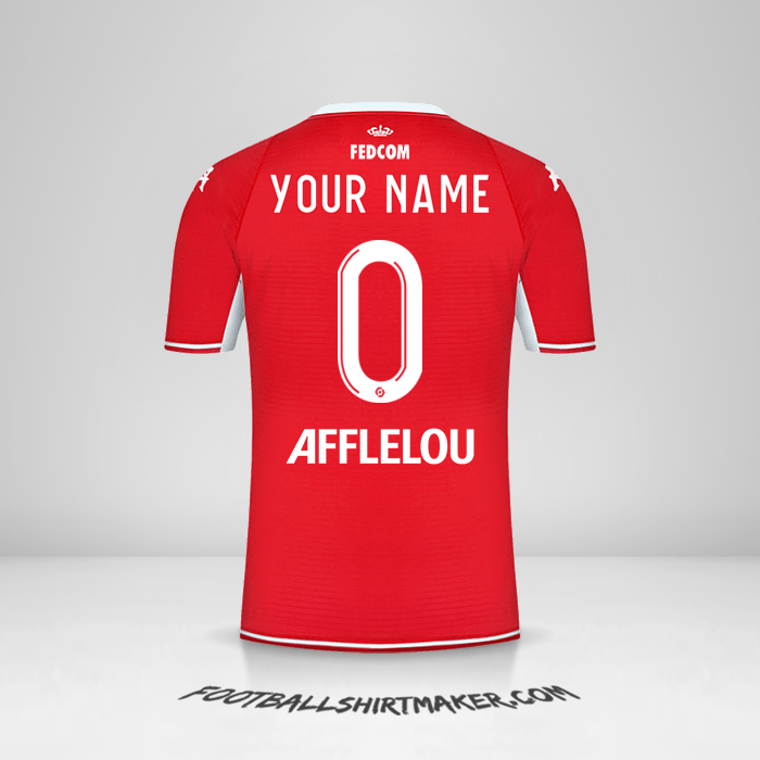 Jersey As Monaco 2021/2022 -  your name - 0