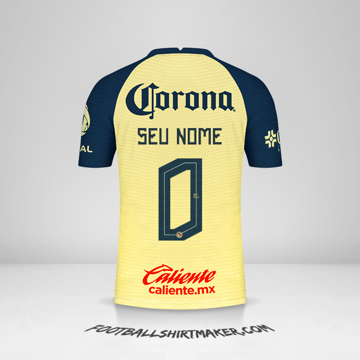 Camisa Club America 2021/2022 -  seu nome - 0