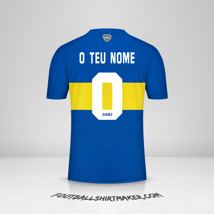 Camisola Boca Juniors 2021/2022 -  o teu nome - 0