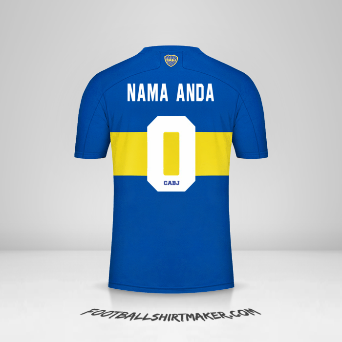 Jersey Boca Juniors 2021/2022 -  nama anda - 0