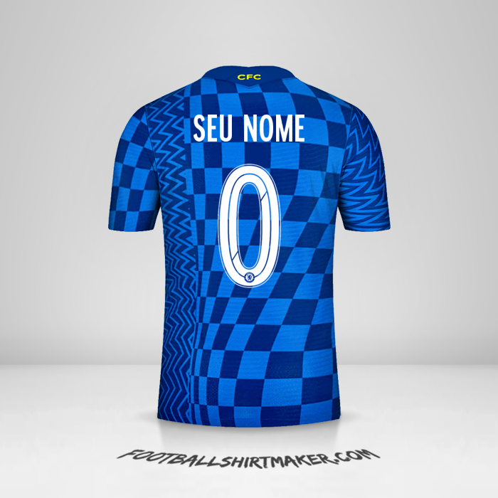 Camisa Chelsea 2021/2022 Cup -  seu nome - 0