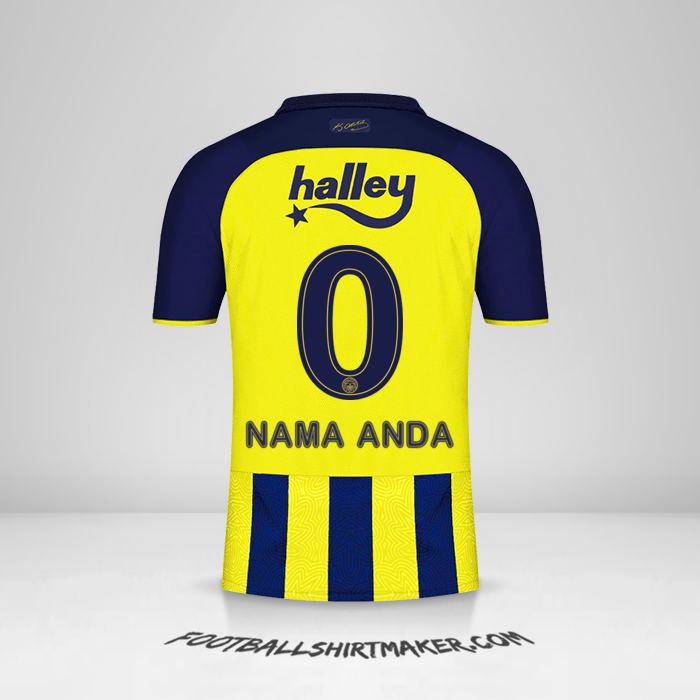 Jersey Fenerbahce SK 2021/2022 -  nama anda - 0