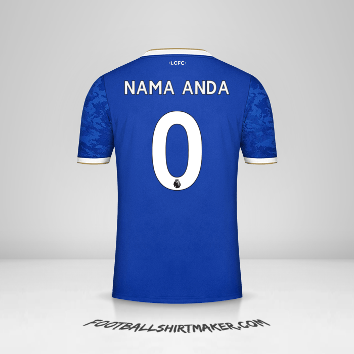 Jersey Leicester City FC 2021/2022 -  nama anda - 0