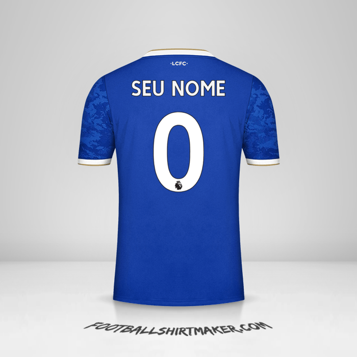 Camisa Leicester City FC 2021/2022 -  seu nome - 0