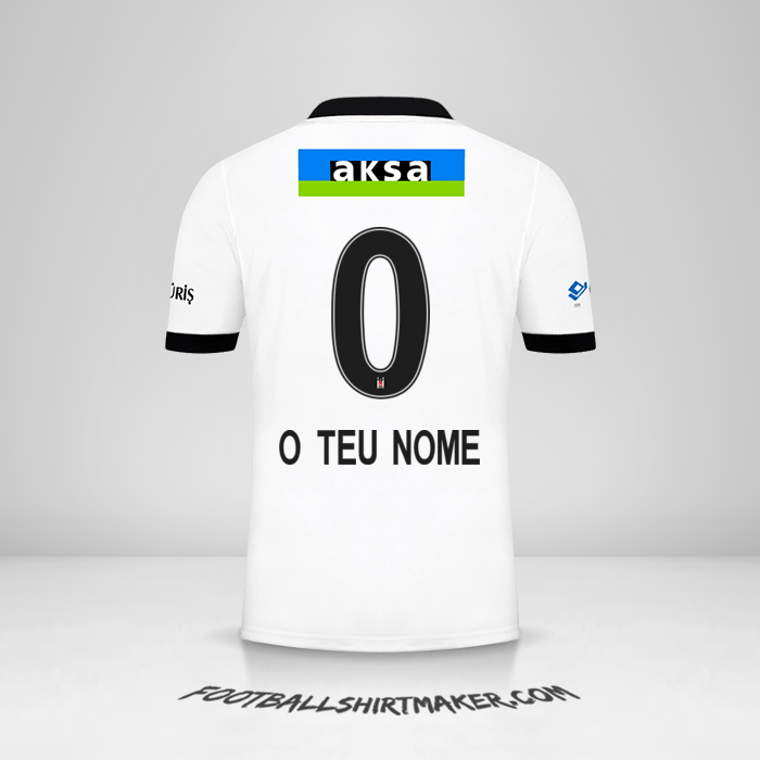 Camisola Besiktas JK 2021/2022 -  o teu nome - 0