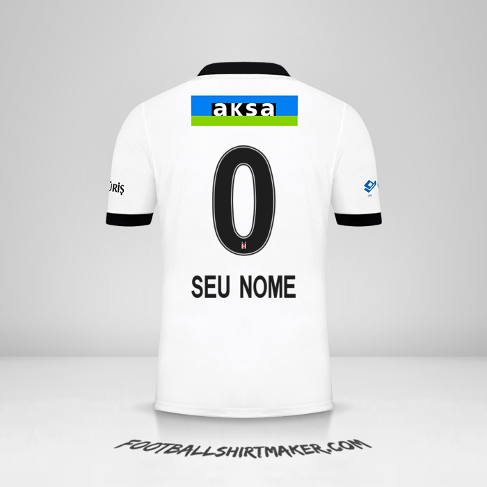 Camisa Besiktas JK 2021/2022 -  seu nome - 0