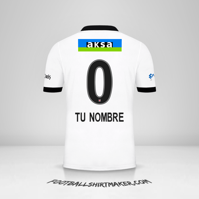 Jersey Besiktas JK 2021/2022 número 0 tu nombre