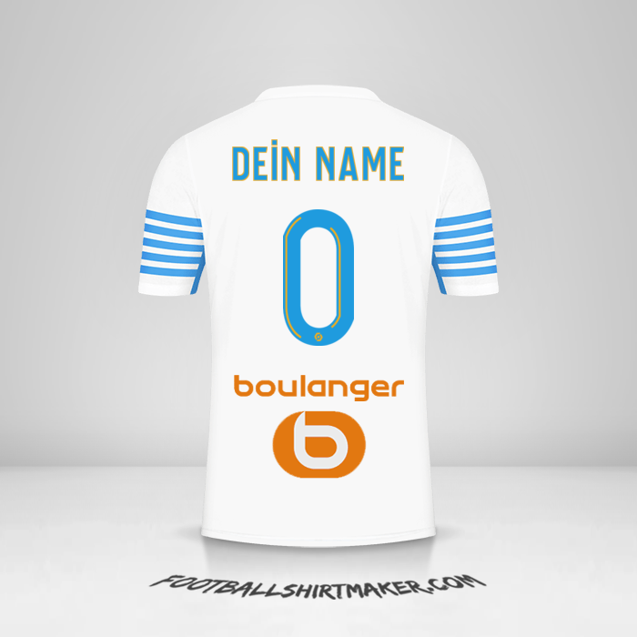 Trikot Olympique de Marseille 2021/2022 -  dein name - 0