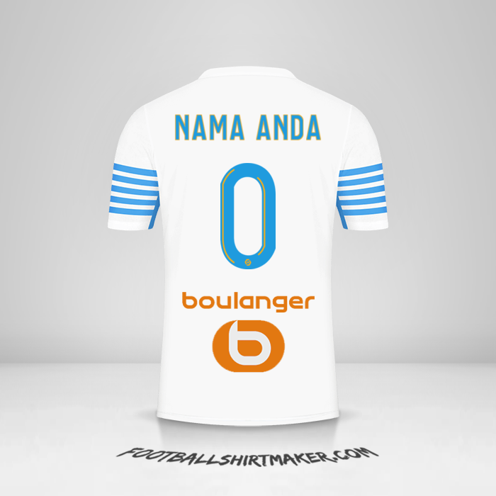 Jersey Olympique de Marseille 2021/2022 -  nama anda - 0