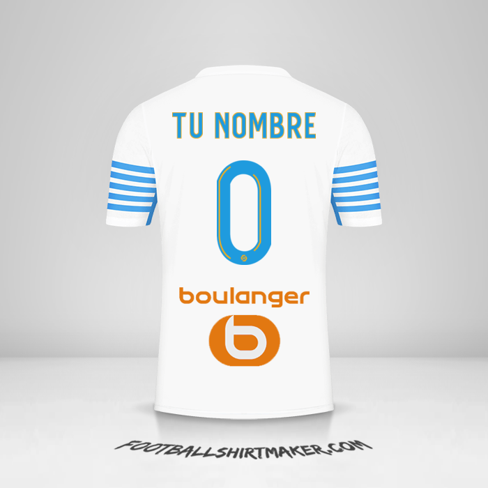 Camiseta Olympique de Marseille 2021/2022 -  tu nombre - 0