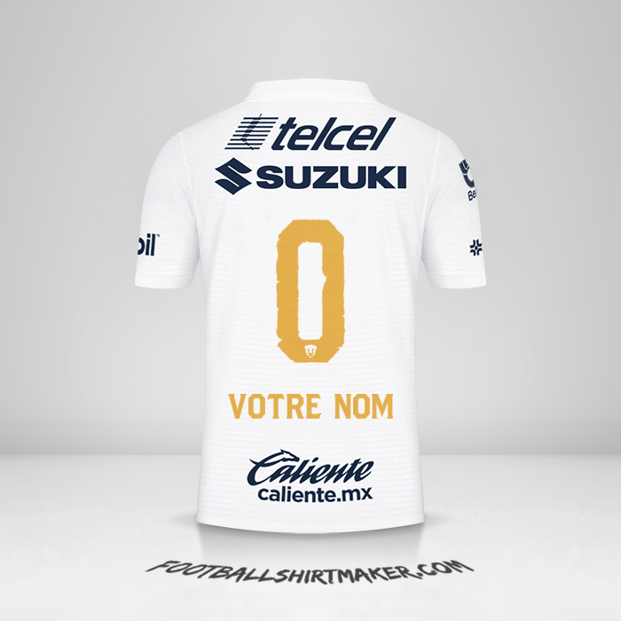 Maillot Pumas UNAM 2021/2022 -  votre nom - 0