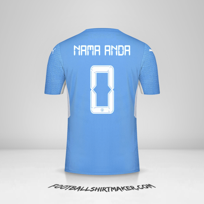 Jersey Manchester City 2021/2022 Cup -  nama anda - 0