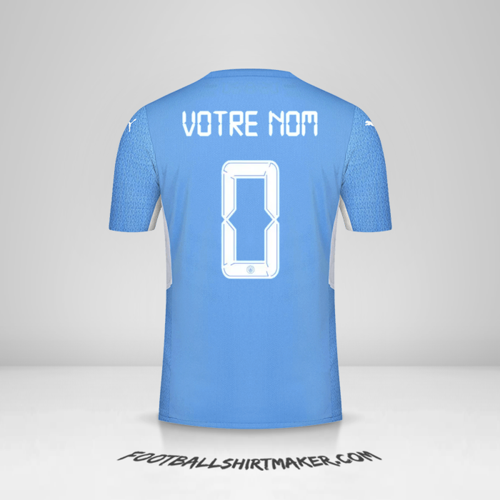 Maillot Manchester City 2021/2022 Cup -  votre nom - 0