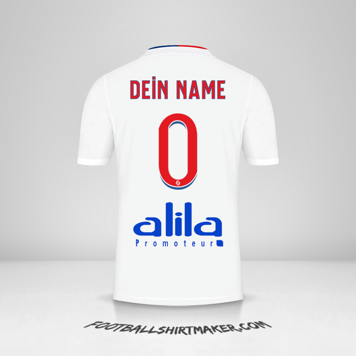 Trikot Olympique Lyon 2021/2022 -  dein name - 0