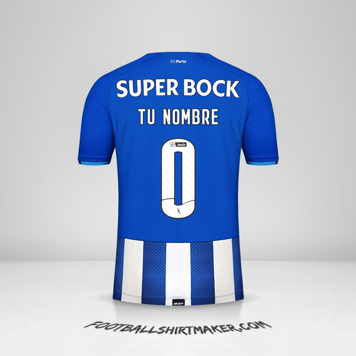 Jersey FC Porto 2021/2022 número 0 tu nombre