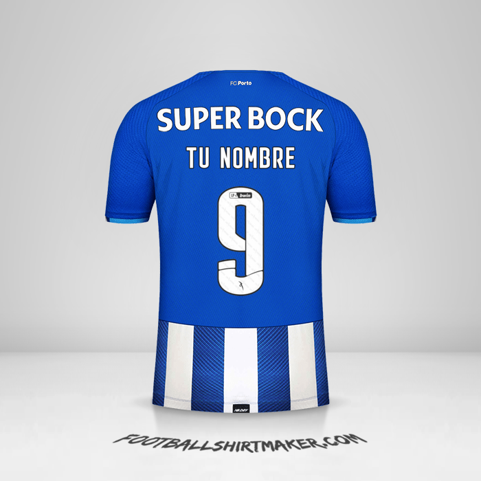 Camiseta FC Porto 2021/2022 número 9 tu nombre